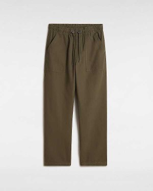 Calças Vans Premium Twill Trouser Masculino Verdes | VN6549821