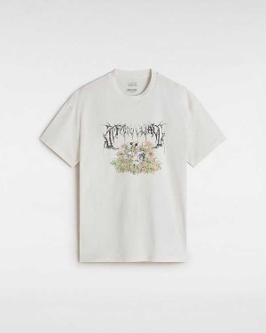 Camiseta Vans Birdbath Feminino Branco | VN2695173