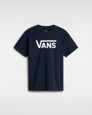 Camiseta Vans Classic Feminino Azuis | VN8951367