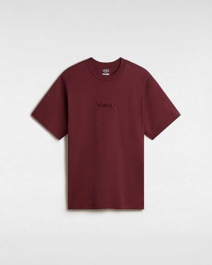 Camiseta Vans Essential Loose Feminino Bordeaux | VN9184320