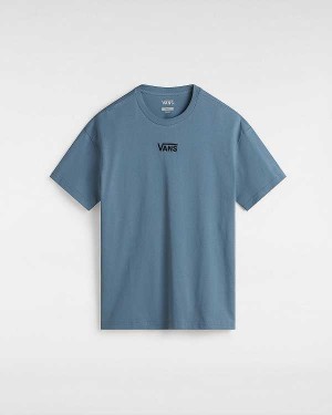 Camiseta Vans Flying V Oversized Feminino Azuis | VN9803572