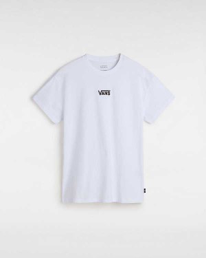 Camiseta Vans Flying V Oversized Feminino Branco | VN3076519