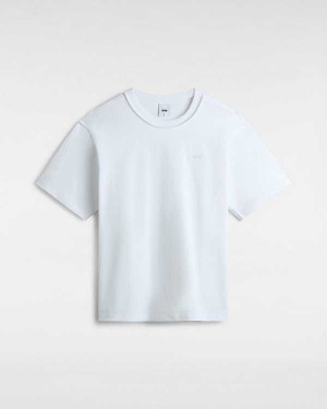 Camiseta Vans Premium Logo Feminino Branco | VN0246893