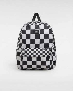 Mochilas Vans Old Skool Check Unisex Pretas | VN5640813