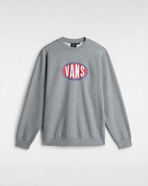 Moletom Vans Spray On Loose Crew Masculino Cinzentas | VN1526809