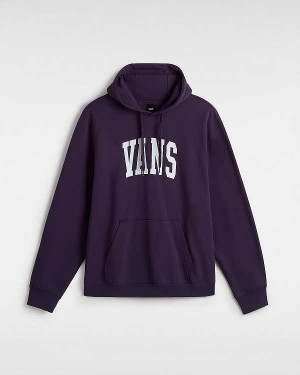 Moletom com Capuz Vans Arched Masculino Roxo | VN4796285