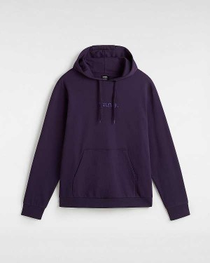 Moletom com Capuz Vans Essential Relaxed Masculino Roxo | VN7652109