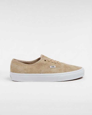 Tenis Vans Authentic Pig Suede Masculino Bege | VN5407826