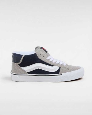 Tenis Vans Knu Mid Masculino Cinzentas | VN5094132