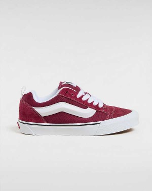 Tenis Vans Knu Skool Masculino Bordeaux | VN3072196