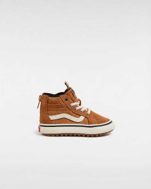 Tenis Vans MTE Sk8-Hi (1-4 Years) Criança Marrom Laranja | VN6813540