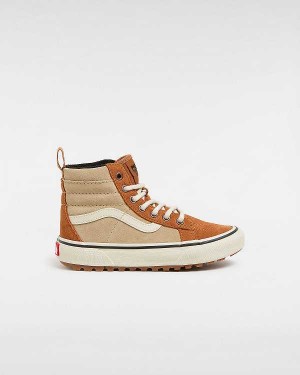 Tenis Vans MTE Sk8-Hi (4-8 Years) Criança Marrom Laranja | VN0327481