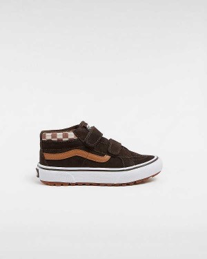 Tenis Vans MTE Sk8-Mid Reissue Hook and Loop (4-8 years) Criança Marrom | VN4391602