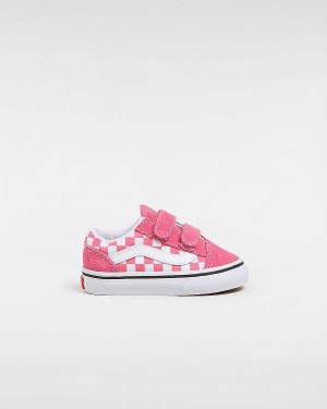 Tenis Vans Old Skool Hook And Loop (1-4 Years) Criança Rosa | VN1439265