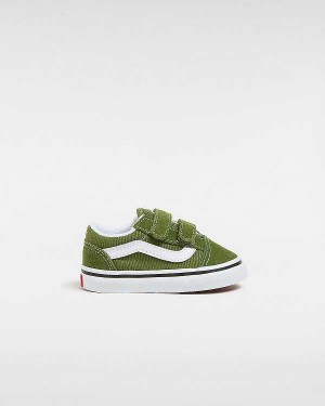 Tenis Vans Old Skool Hook And Loop (1-4 Years) Criança Verdes | VN8135609