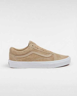 Tenis Vans Old Skool Pig Suede Masculino Bege | VN2871059