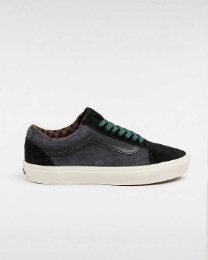 Tenis Vans Old Skool Pig Suede Masculino Cinzentas | VN8201796