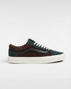 Tenis Vans Old Skool Pig Suede Masculino Verdes | VN6314289