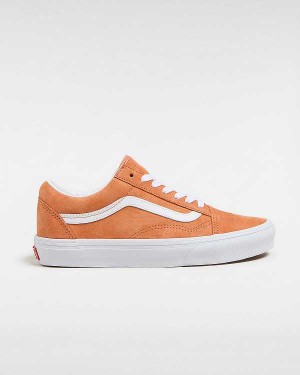 Tenis Vans Old Skool Pig Suede Masculino Laranja | VN7458063