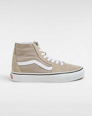 Tenis Vans Sk8-Hi Tapered Masculino Bege | VN7503169