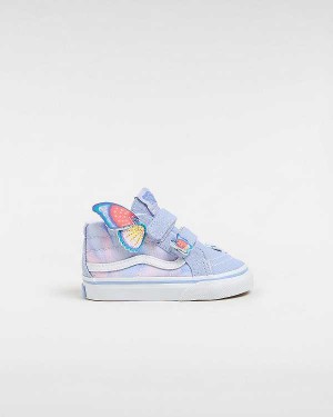 Tenis Vans Sk8-Mid Reissue Hook and Loop (1-4 Years) Criança Roxo | VN9168203