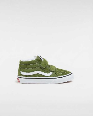 Tenis Vans Sk8-Mid Reissue Hook and Loop (4-8 years) Criança Verdes | VN0297684