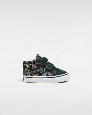 Tenis Vans Sk8-Mid Reissue Hook and Loop Glow (1-4 Years) Criança Multicoloridas | VN0673815