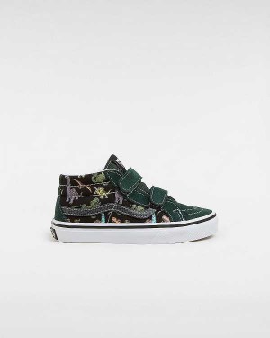 Tenis Vans Sk8-Mid Reissue Hook and Loop Glow (4-8 Years) Criança Multicoloridas | VN8794316