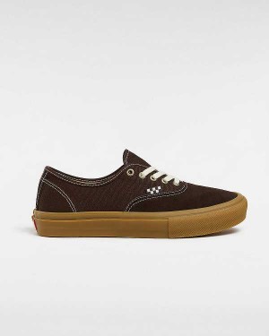 Tenis Vans Skate Authentic Masculino Marrom | VN7395621