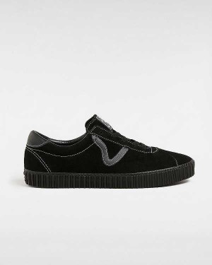 Tenis Vans Sport Low Creeper Suede Masculino Pretas | VN2910375