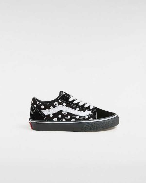 Tenis Vans Vans X Papergirl Old Skool (4-8 Years) Criança Pretas | VN0587962