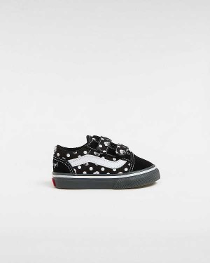 Tenis Vans Vans X Papergirl Old Skool Hook and Loop (1-4 Years) Criança Pretas | VN7406281