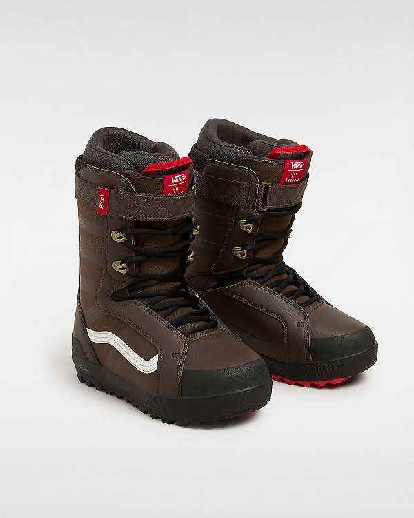 Botas De Snowboard Vans Hi-Standard Pro X Jill Perkins MTE Masculino Pretas Marrom | VN3927605