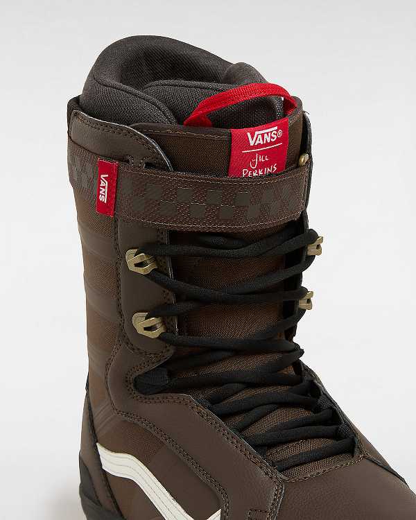 Botas De Snowboard Vans Hi-Standard Pro X Jill Perkins MTE Masculino Pretas Marrom | VN3927605