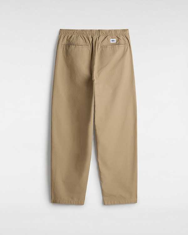 Calças Vans Premium Easy Trouser Masculino Bege | VN0467185