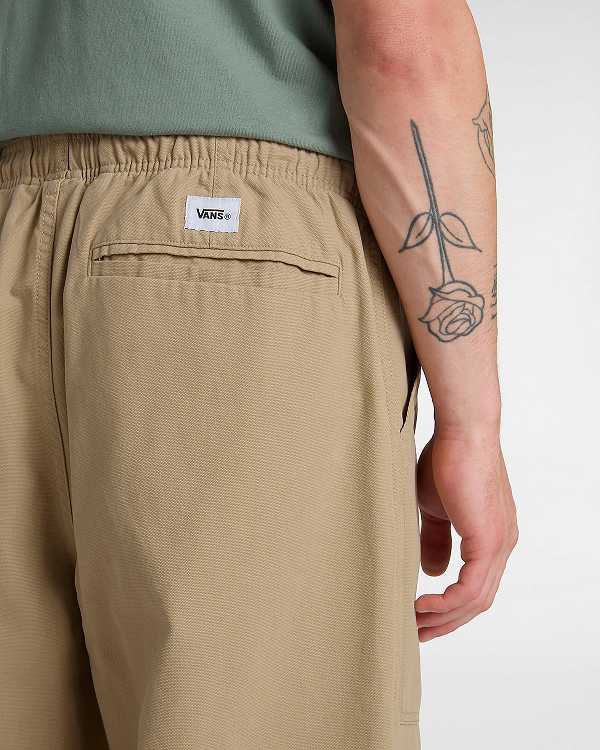 Calças Vans Premium Easy Trouser Masculino Bege | VN0467185