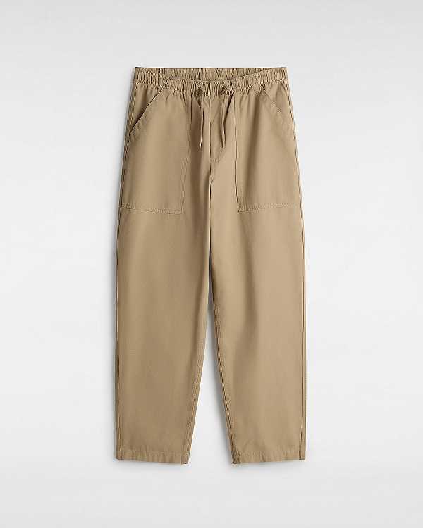 Calças Vans Premium Easy Trouser Masculino Bege | VN0467185