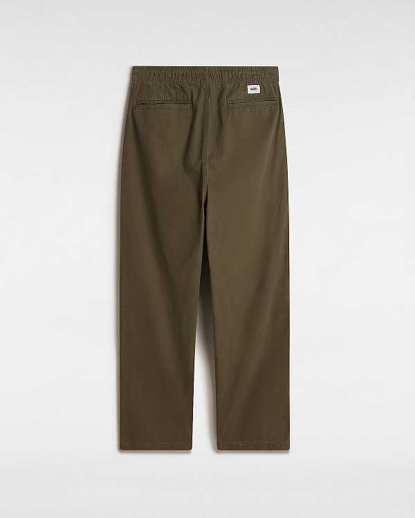 Calças Vans Premium Twill Trouser Masculino Verdes | VN6549821