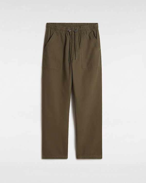 Calças Vans Premium Twill Trouser Masculino Verdes | VN6549821