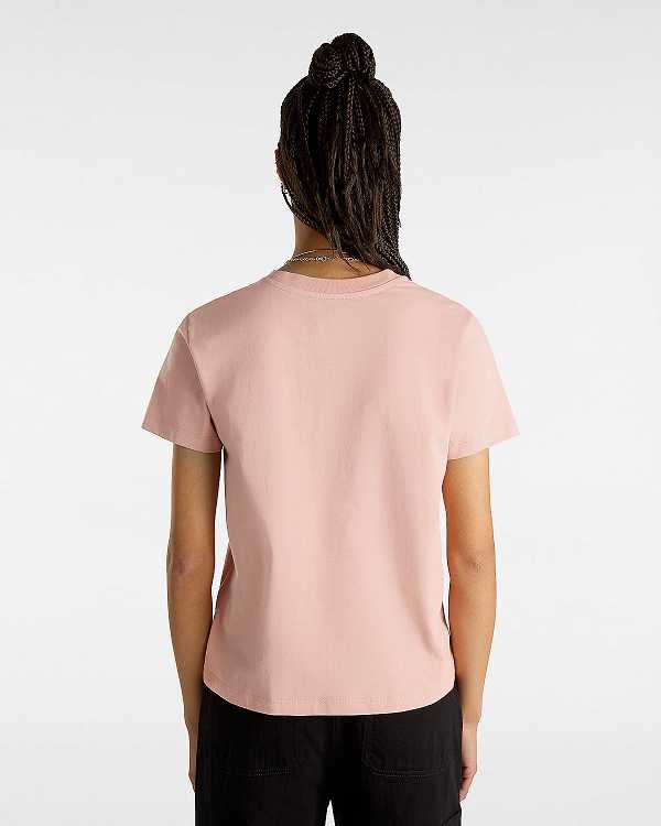 Camiseta Vans Animalier Boxed Feminino Rosa | VN6392857