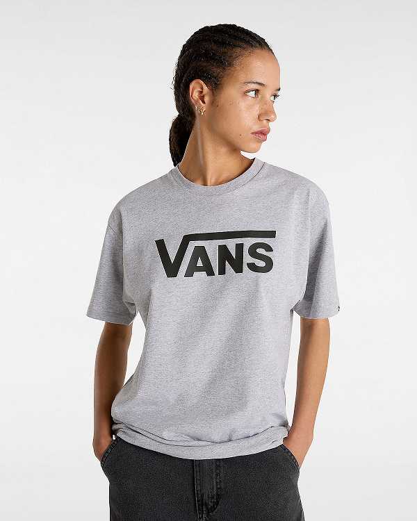 Camiseta Vans Classic Feminino Cinzentas | VN7519836