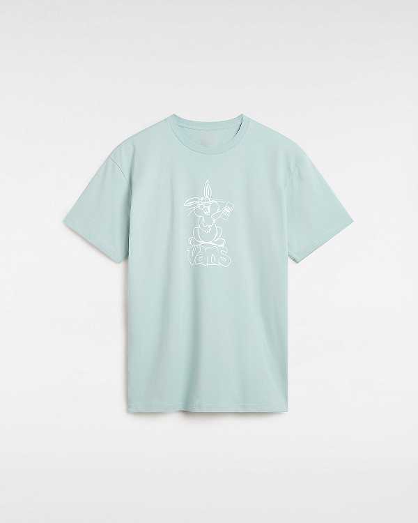 Camiseta Vans Crazy Eddy Feminino Azuis | VN2496380