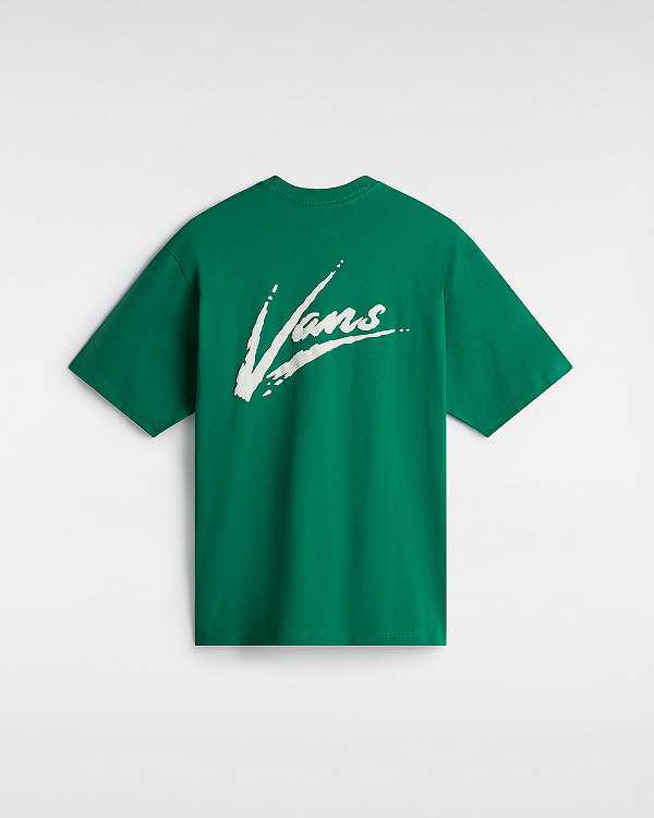 Camiseta Vans Dettori Loose Fit Feminino Verdes | VN1247630