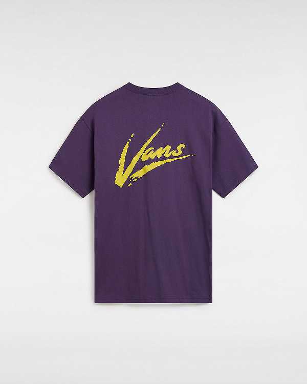 Camiseta Vans Dettori Loose Fit Feminino Roxo | VN5174093