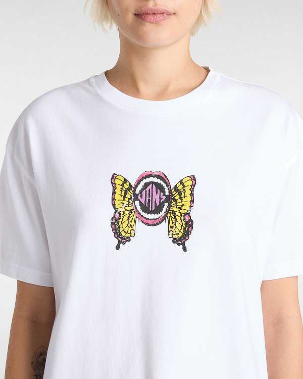 Camiseta Vans Ethereal Feminino Branco | VN2643910