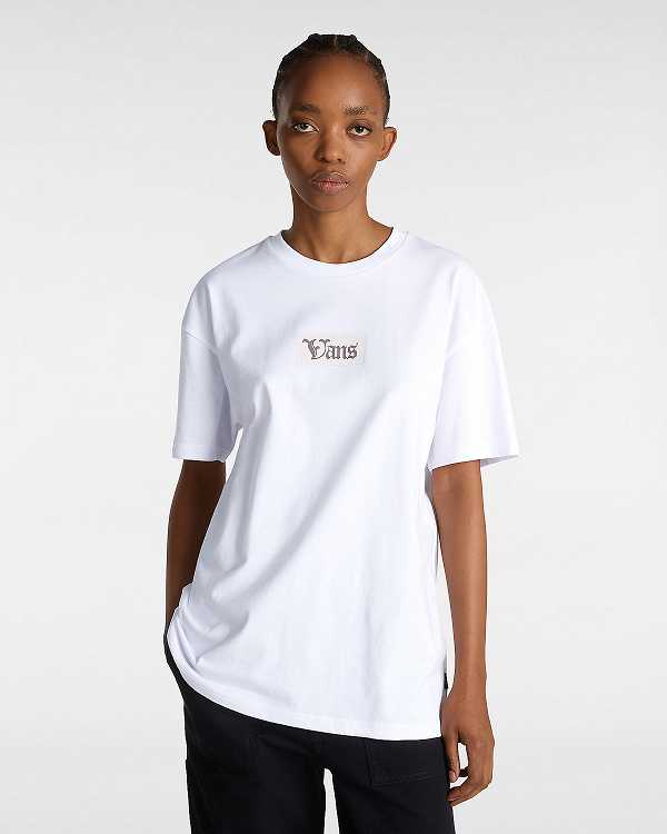 Camiseta Vans Garden Feminino Branco | VN6289015