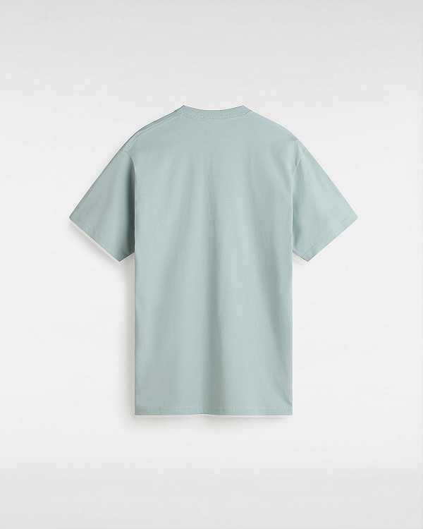 Camiseta Vans Left Chest Logo Feminino Azuis | VN7583604