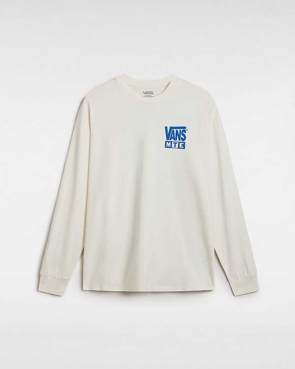 Camiseta Vans MTE Brain Storms Study Long Sleeve Feminino Branco | VN1352974