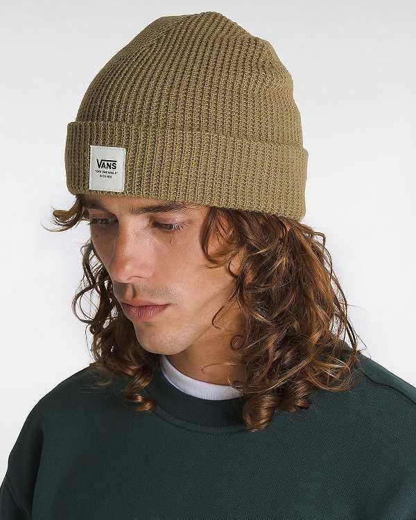 Gorro Vans Waffle Cuff Unisex Marrom | VN3862704