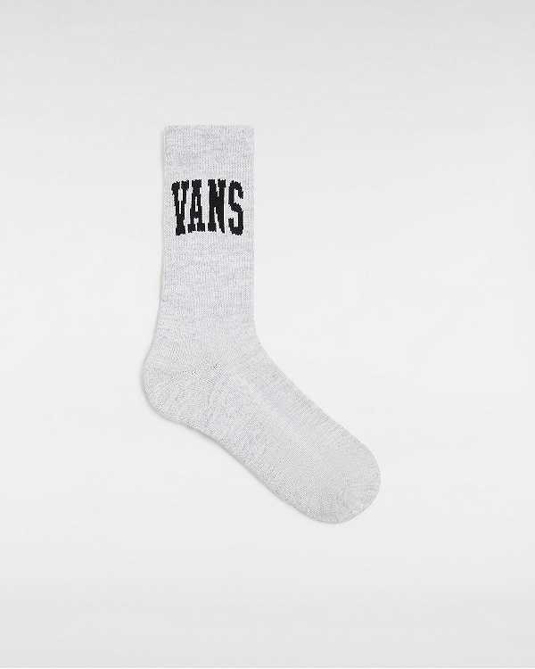 Meias Vans Arched Crew (1 Pair) Unisex Cinzentas | VN7632940